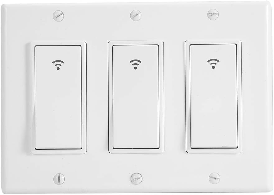 New Arrivals 1/2/3 Gang Smart WiFi Wall Light Switch Timer for Alexa Home Smart WiFi Light Switch (03) Limited Stock 1/2/3 Gang Smart WiFi Wall Light Switch Timer for Alexa Home Smart WiFi Light Switch (03)