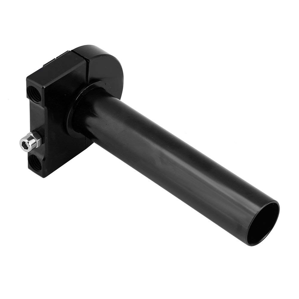 7/8 "22 mm universal manillar acelerador apretones de agarre acelerador para motocicleta Scooter Dirt Bike(Black)