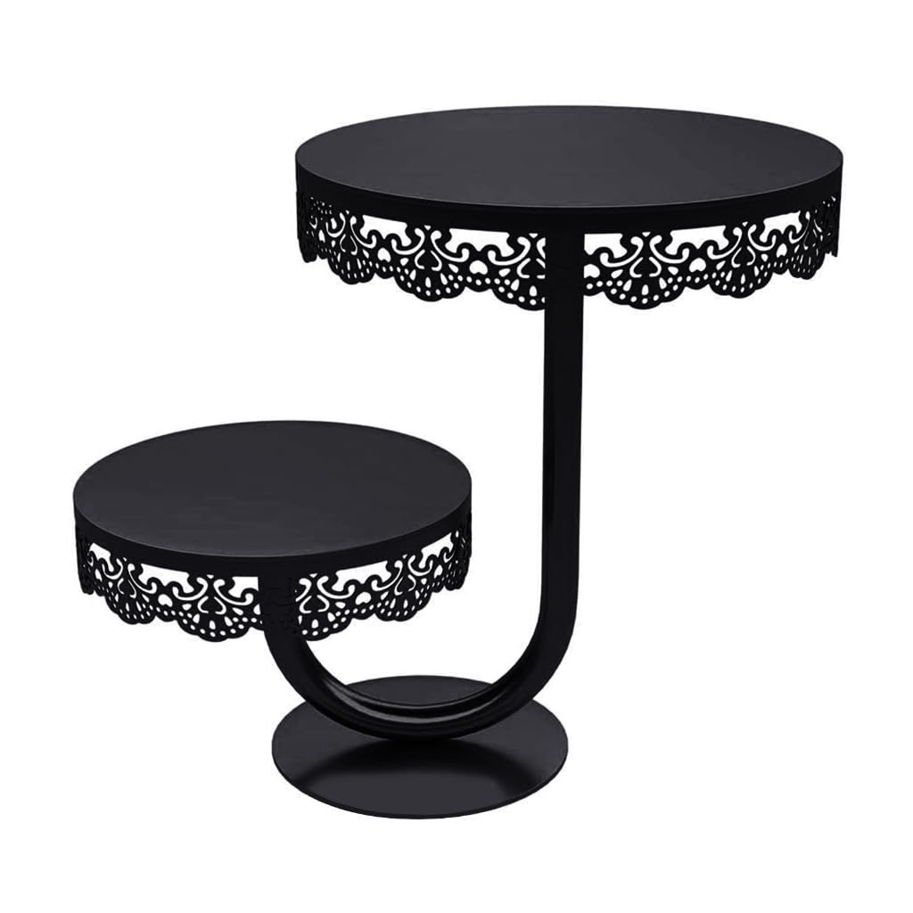 Soporte de metal para postres de hierro para reuniones en casa y eventos