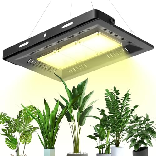 【Tecnologia Impermeabile】Questa lampade piante a LED a spettro completo è impermeabile (IP67). Può essere applicata all'illuminazione esterna per fornire più luce alle piante, ad esempio nei giorni di pioggia e neve, quando le piante all'aperto hanno bisogno di luce supplementare senza preoccuparsi degli effetti del tempo