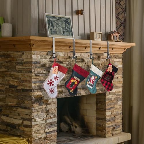 Supports guirlande de cheminée lot de 4 fixations réglables Noël