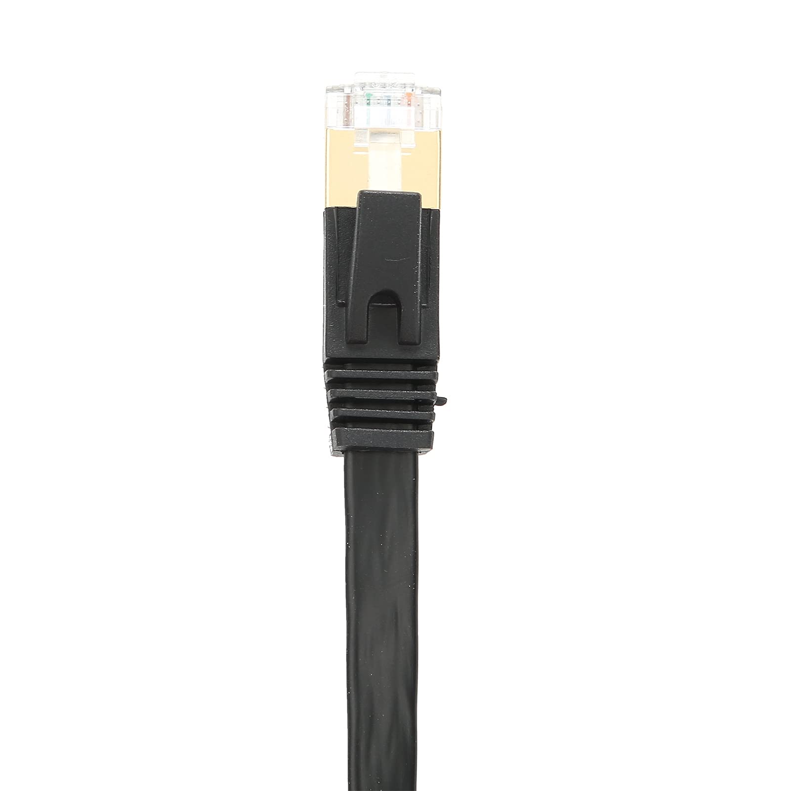Fafeicy Cavo di Rete, Cavo Ethernet CAT7, Esterno e Interno, Cavo di Rete LAN Ad Alta velocità per Carichi Pesanti 10 Gbps, 600 Mhz con Oro, Cavi Ethernet di Categoria 7 (#10)