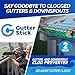 Gutter Stick Downspout Guard - Prevents Clogs, Overflows & Water Damage - Universal Fit for All Gutters - Easy No-Tool Install - Weatherproof & Durable - Keeps Debris Out, Water Flowing - 2 Pack