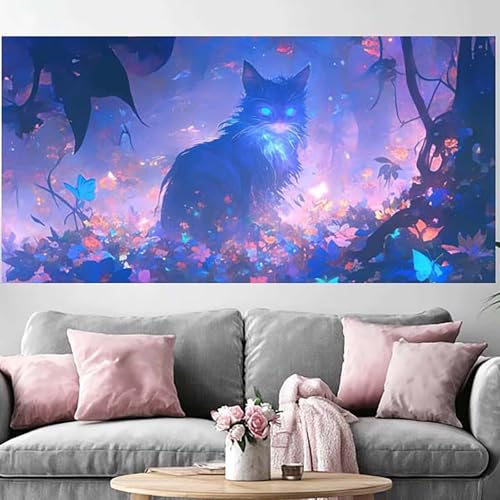 DIY Peinture Diamant 5D Full Drill kit grand format adulte motif chat 2026