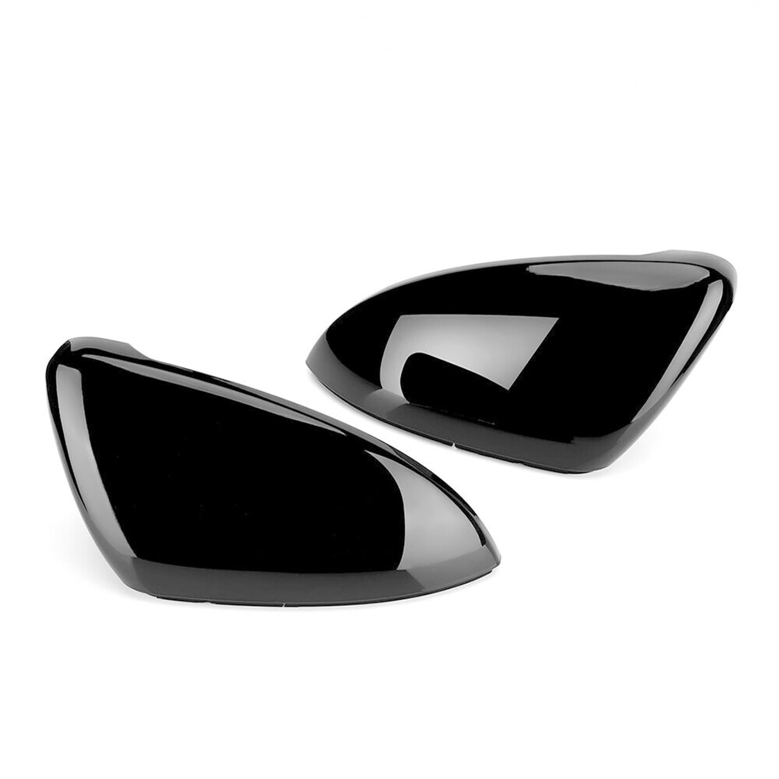 TTCR-II 2 PCS Compatible avec Coque de Rétroviseur VW Golf 7 Golf 7.5 2013-2018, Coques de Remplacement Rétroviseurs Auto Volkswagen Golf Hatchback/Estate/Alltrack Gauche + Droite-Noir