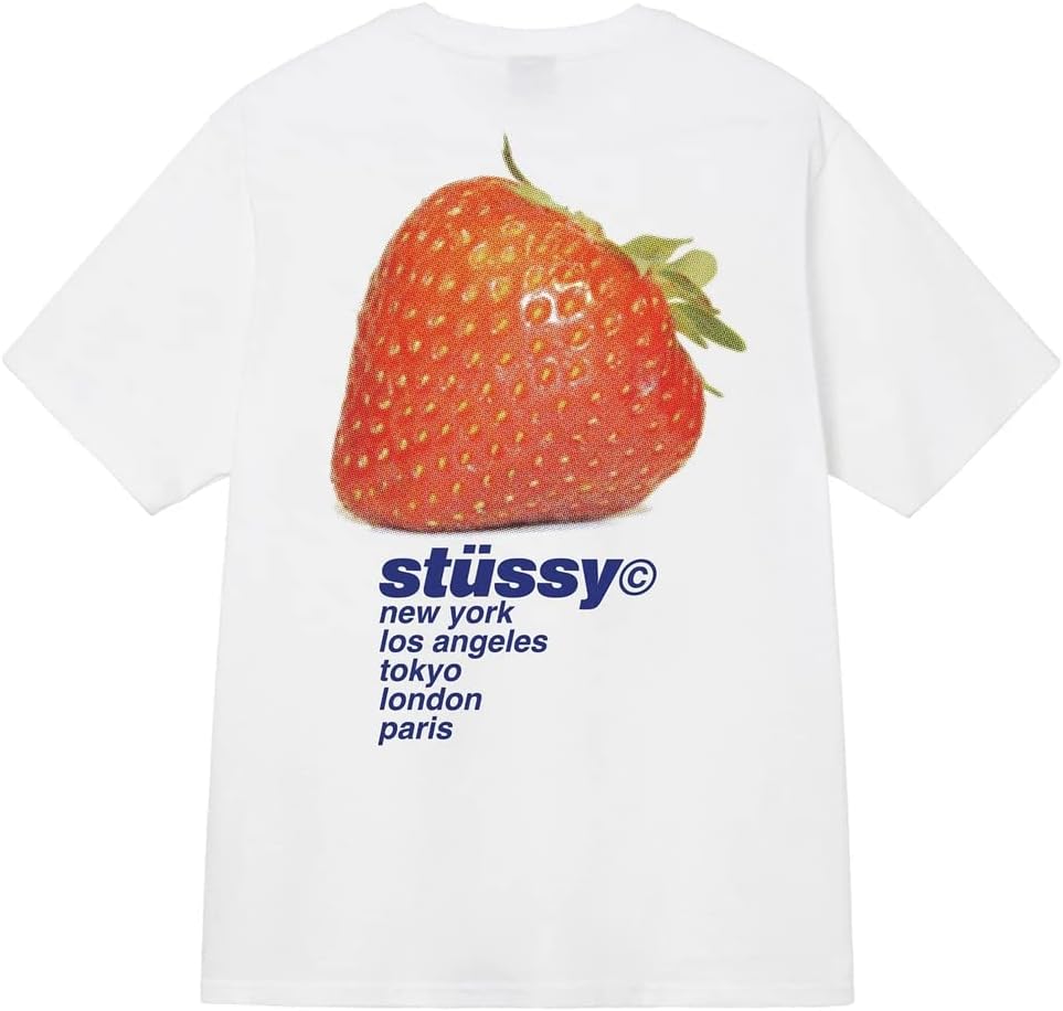 Stussy 1904769 Graphic Print 1004681735 Short Sleeve T-shirt XL, White, white