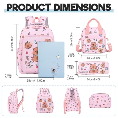 Pack sac à dos Capybara drôle : le cadeau parfait pour la rentrée - 6