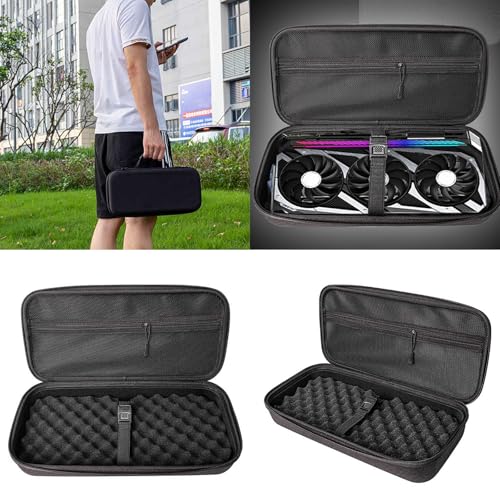 Case rígido de viaje para tarjeta gráfica 4090, caja protectora para almacenamiento 4060 4070 Ti 4080 Super, bolsa resistente a impactos para accesorios GPU miniatura 2