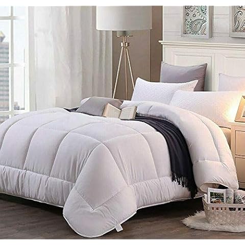 CosyWinks Luxury Anti-Allergy Premium Hotel Quality Microfibre Feels Silky Soft Like Down Duvet Quilt - Baffled Wall Construction, Piped Edging - All Togs & Sizes Double 13.5 Cover