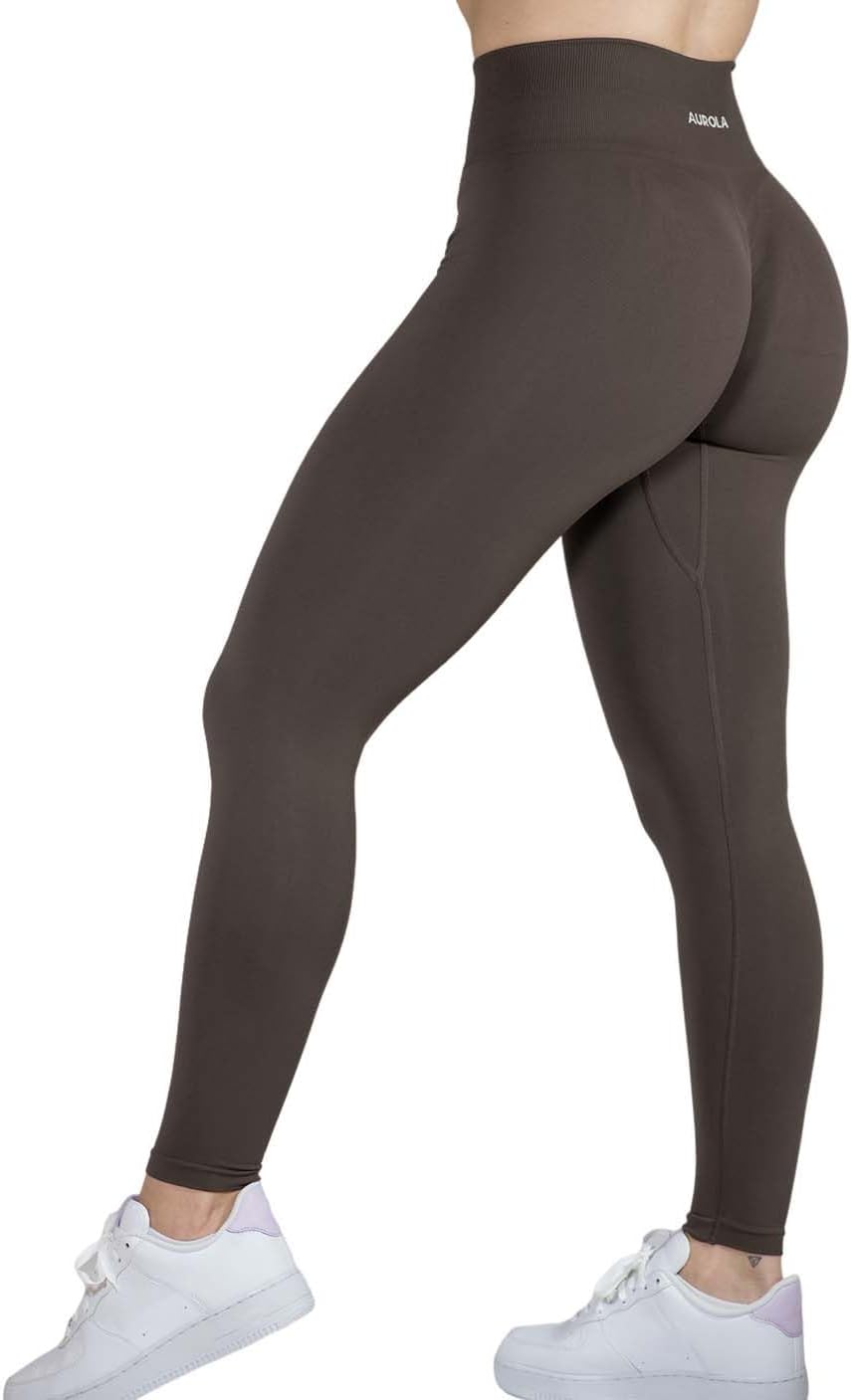 AUROLA Dream Collection Workout Leggings for Women High Waist Seamless Scrunch Athletic Running Gym Fitness Active Pants - Image 5