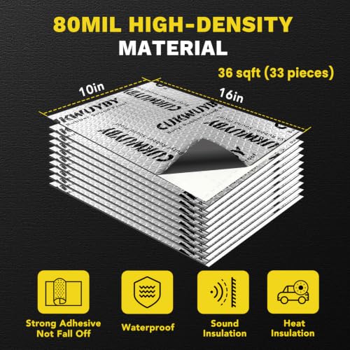 CUKWUYBY 80mil 3-Layer Butyl Mat