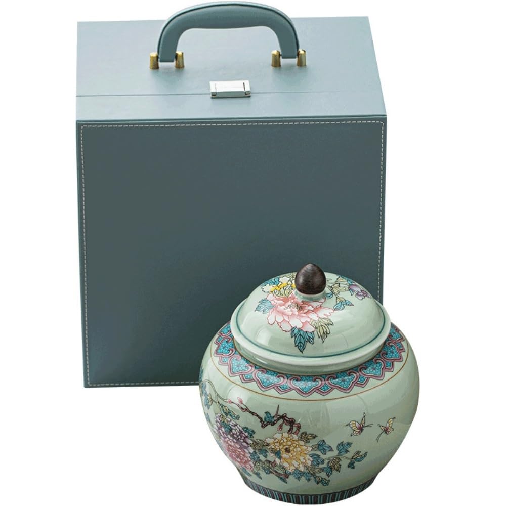 Ceramiczny pojemnik na herbatę ceramiczny zbiorczy słoik do przechowywania herbaty dom kuchnia słoik do przechowywania przypraw luzem herbata czarna herbata zielona pojemnik do przechowywania