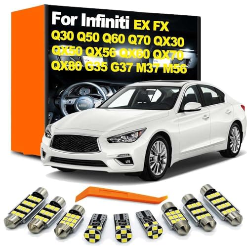 LED�C���e���A���C�g�L�b�g�A�C���t�B�j�e�B Q30 Q50 Q60 Q70 QX30 QX50 QX56 QX60 QX70 QX80 FX35 FX37 EX35 EX37 G35 G37 M35 M37 M56�p