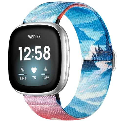 Odbeai(Ihr[) LkXgbv Fitbit Sense 2oh/SenseohΉ Versa 4 poh Versa 3poh ߉\ȐLkiCX|[c L[g Xgb` X^CbV pXgoh Xgb