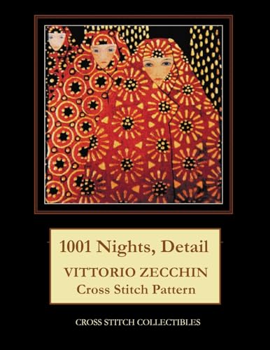 1001 Nights, Detail: Vittorio Zecchin Cross Stitch Pattern