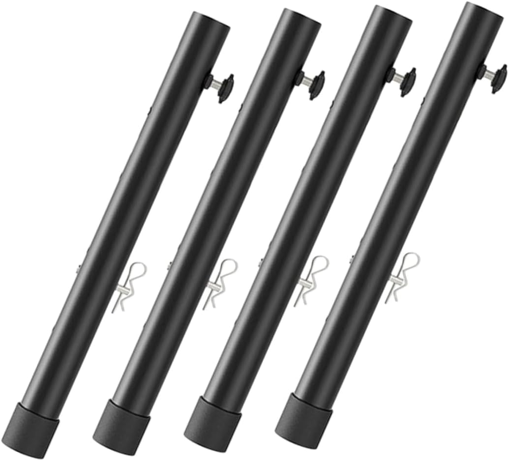 POPETPOP 4Pcs Table Leg Extenders Height Support for Folding Tables for Home Office Use Enhance Comfort Stability for Straight Curved Legs