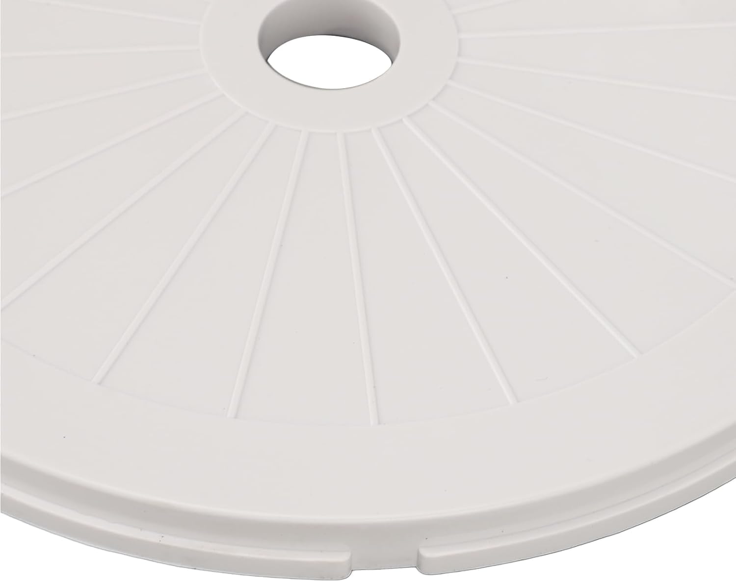 LATRAT 1 couvercle de skimmer de piscine, robuste et facile à installer, couvercle rond en plastique pour skimmer de piscine