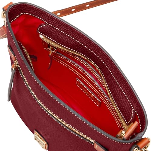 Dooney & Bourke Crossbody Bags for Women, Pebble Grain Leather Crossbody Messenger Bag with Zipper3