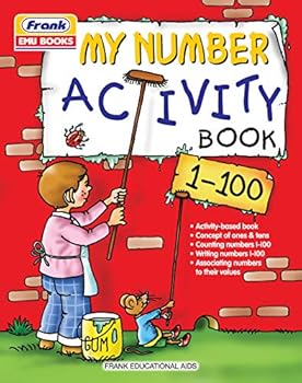 Paperback Frank EMU Books My Number Activity Book 1-100 - Numbers 1 to 100 Learning and Writing Activity Book for Kids Book
