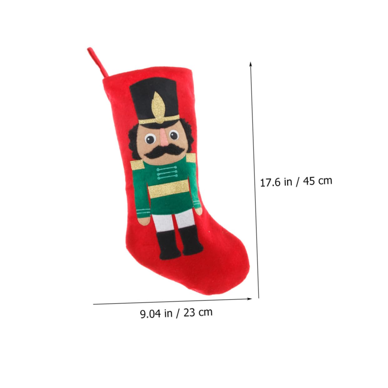Ciieeo 4 Stück Soldat Weihnachtsstrumpf Weihnachtsdekorationen Weihnachtssocken Weihnachtsstrumpftaschen Weihnachtstüten Christbaumschmuck Filzstrumpf weihnachtsstrumpf dekore