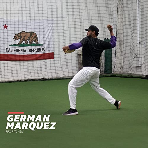 Powernet German Marquez Offense And Defense Bundle | Includes Resistance Band, 3 Different Grips, 2 Weighted Baseballs, 3 Foam Tech Utility Training Balls And Bat Accelerator With 3 Micro Crushers #TOP5