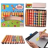 Wassermalstifte, lösliches Set für Kinder, 10-teiliges Malzubehör, tragbares kreatives Design, benutzerfreundliche Funktion, Kunstwerkzeug, Kinderzubehör für Zuhause und Schule, 6,69 x 6,5 x 1,1 Zoll