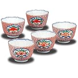 和座の蔵 おしゃれ 食器 焼き物 九谷焼 小鉢 5個セット 赤絵 陶器 高級 ブランド 和食器 和柄 取り皿 日本製 結婚祝い プレゼント お返し 内祝い ギフト