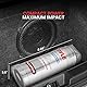 Pyle Kondensator - Kondensatoren Farad für Verstärker Auto Audio & HiFi System, 5.0 Farad Powercap mit Blauer Volt Digitalanzeige, Spannungsmessung, Überspannungsschutz, Montagezubehör, DC 12-24V