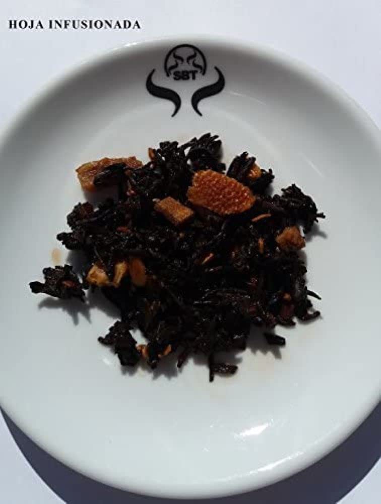 SABOREATE Y CAFE THE FLAVOUR SHOP Té Rojo Pu Erh Yunnan China Especiado - Té en Hebra Hoja Entera a Granel 1 kg