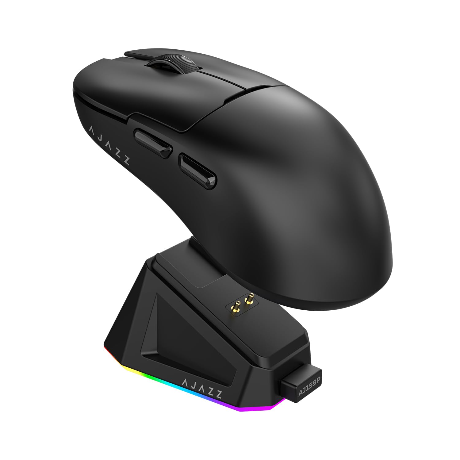 Sponsored Ad - AJAZZ AJ159P Wireless Gaming Mouse with RGB Charging Dock, PAW3395 26K DPI Sensor, 56G Lightweight Ergonomic Mouse, 5 Programmable Buttons, 80 Million ASIN Switch