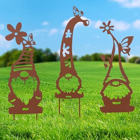 ATDAWN Spring Gnome Garden Stakes Cover