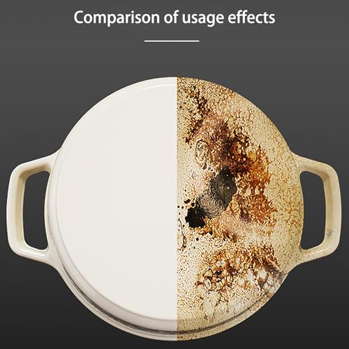 EnMart Induction Plate, Induktion Adapterplatte 20 CM, Edelstahl, Induktionsdiffusor mit abnehmbarem Griff, Wärmediffusor für Induktion Elektro Gas Glas Kochfeld