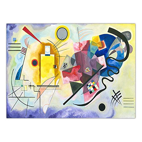 DMPro Russisch Wassily Kandinsky Poster Kunstdrucke Kandinsky Abstrakte Wand Bilder Bild Moderne Leinwandbilder Wohnzimmer Schlafzimmer Wohnkultur 40x50cm / Unframed-8 Cover