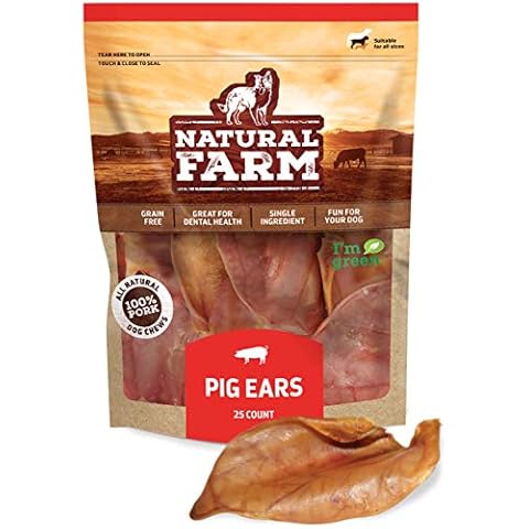 Natural Farm Pig Ears for Dogs Cover