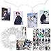 Kpop BTS Merchandise Clip lumineux à LED 4 couleurs avec grandes cartes photo, Remote Control 300CM 20LED and 30Pcs 8x12CM Lomo Card for Army Gifts
