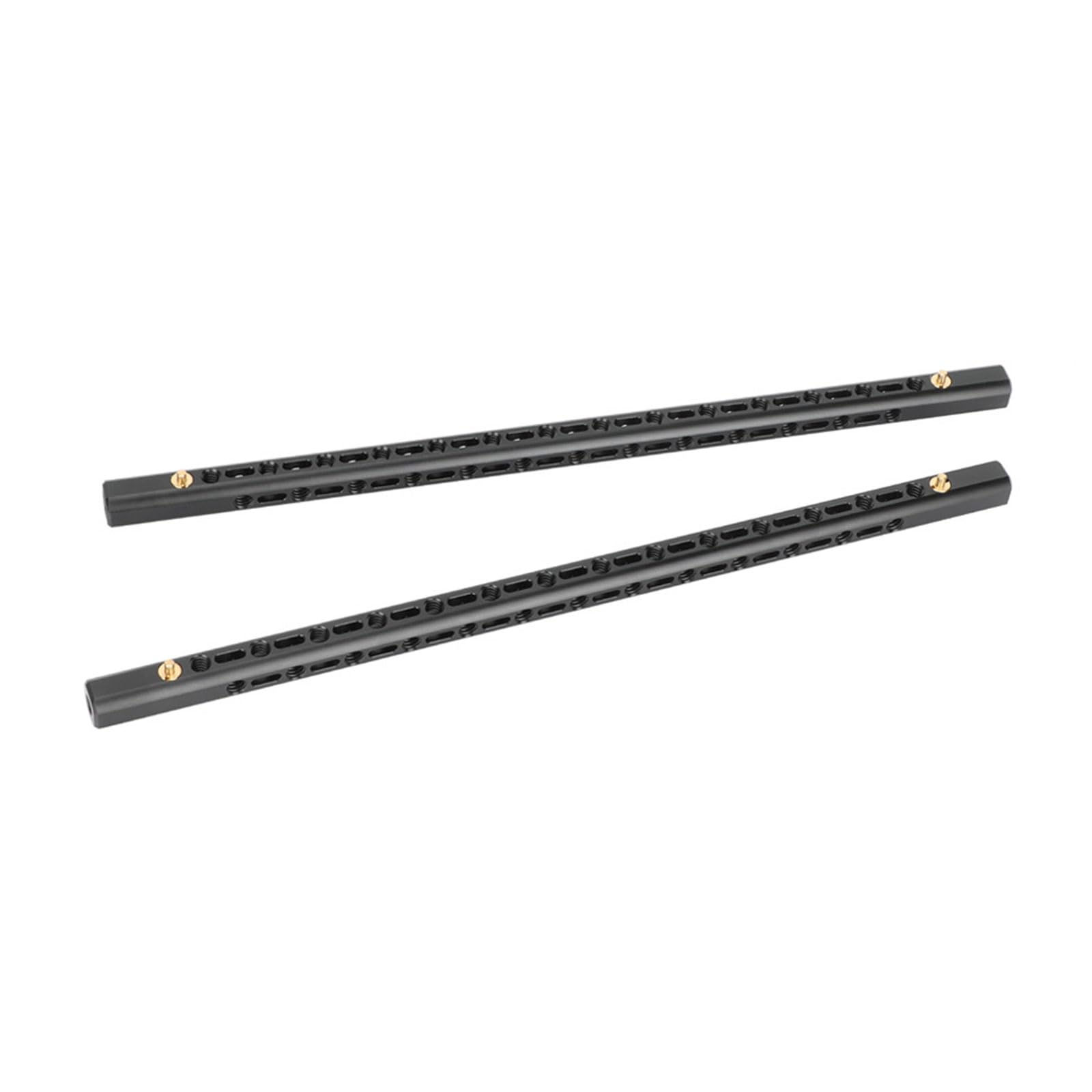 Tubo prolunga multifunzione con asta da 15 mm con fori per viti da 1/4 pollice per supporto per videocamera DSLR Supporto per fotocamera regolabile