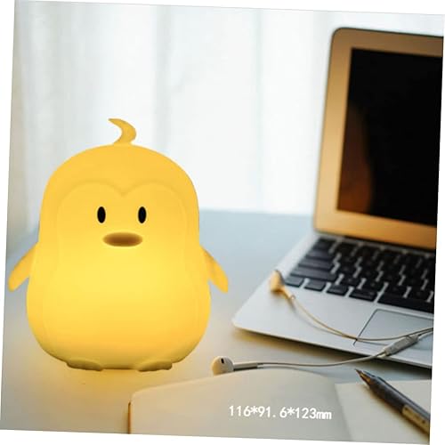 Miniatura 9 de DOITOOL Luces de noche para niños, luz LED de pingüino, lámpara LED de silicona, luz de pingüino, control de grifo, luz nocturna, control de grifo,