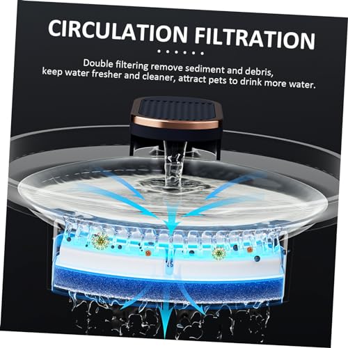 Fuente automática eléctrica para mascotas con filtro miniatura 3
