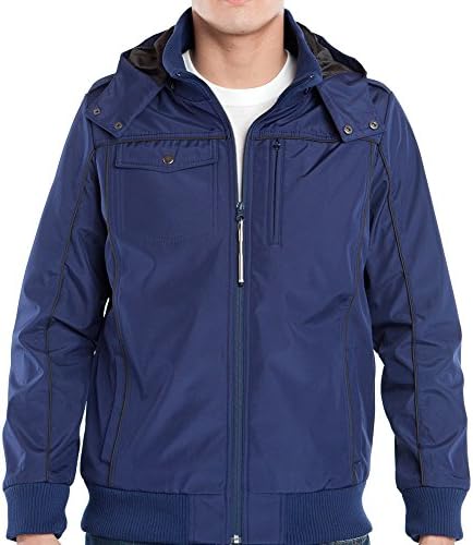 Baubax Men's Travel Jacket Bomber, Medium, Blue