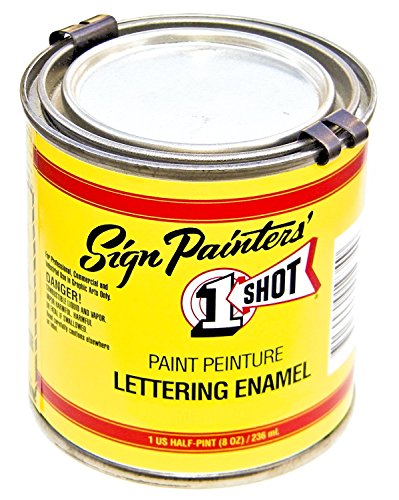 1-Shot Letter Enamel 109L Metallic Gold 4 ounce