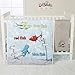 Trend Lab Dr. Seuss One Fish Two Fish 4Piece Crib Bedding Set Nursery Baby Bedding