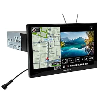 Amazon.co.jp: DreamMaker フルセグ 1DIN カーナビ