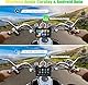 [2025] CAMECHO Carplay Motorrad Navi Display für Moto, 5 Zoll HD IPS Touchscreen IP68 Wasserdicht Motorcycle Navigationsgeräte mit Wireless Carplay Android Auto Bluetooth 5.0