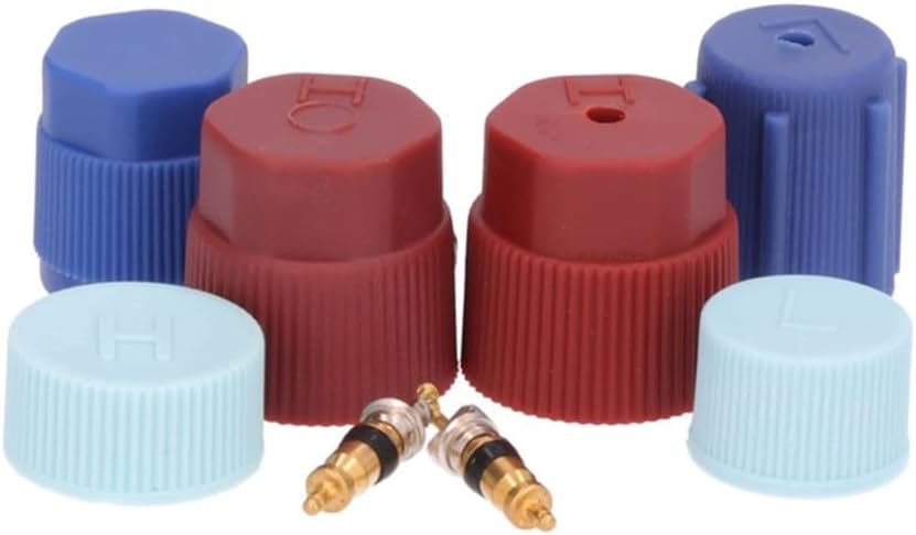 Replacement A/C Caps and Valve Core Seal Kit fits Suzuki Swift 1994 (1.0L 3-Cyl)