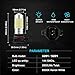 JDM ASTAR Bright White 144-EX Chipsets 5202 5201 LED Fog Light Bulbs with Projector