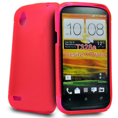 Accessory Master 5055403884004 - Funda para HTC Desire X, Rosa