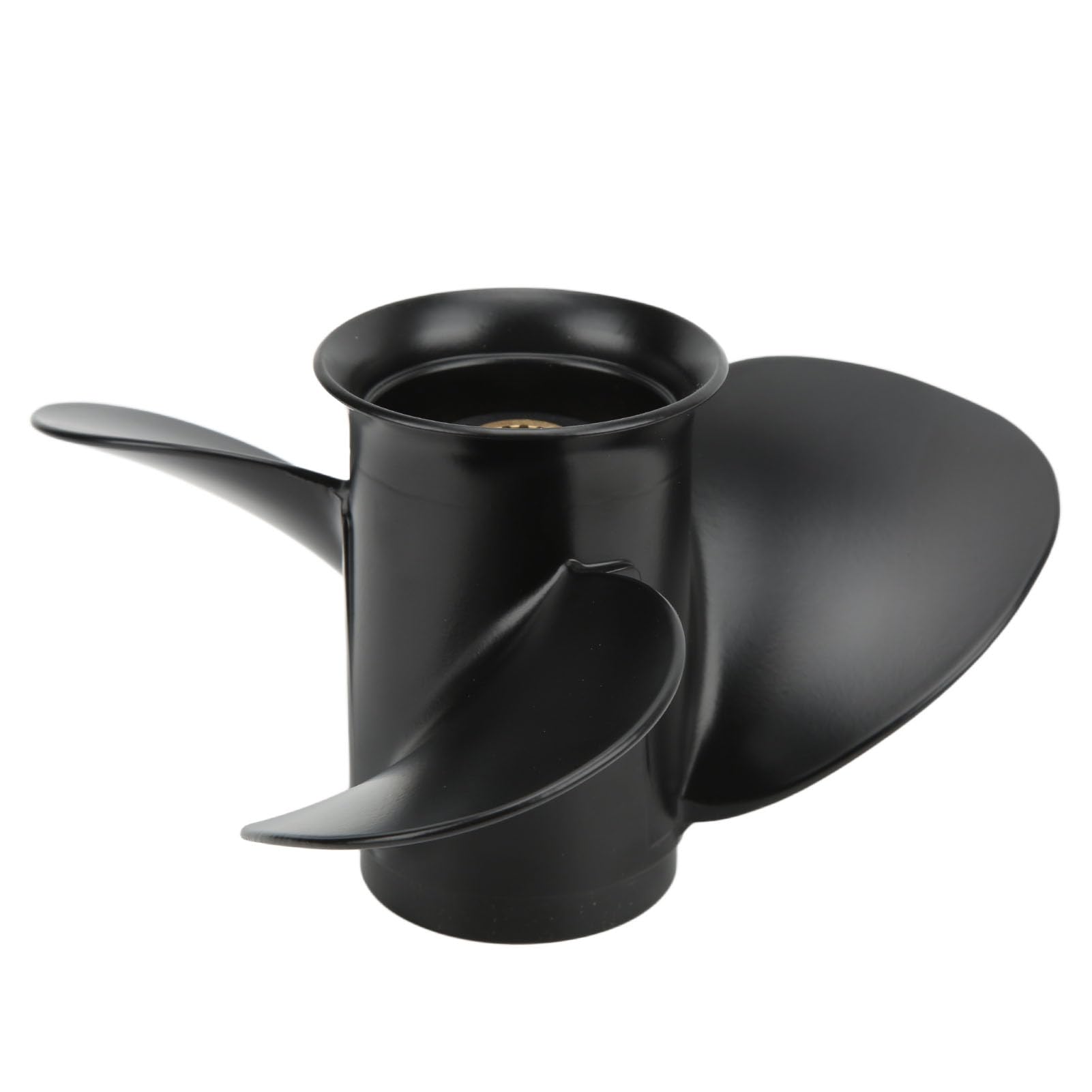 Acouto Außenbordpropeller-Bootsmotorpropeller, 9,25 Zoll Durchmesser mit 3 Blättern, 10 Zoll Teilung, 14 Zähne Spline, Passend für 9,9–20 PS Außenbordmotoren