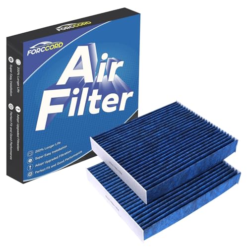 Image of 2-Pack Cabin Air Filters for 2020-2025 Bronco Sport Escape Explorer Mustang | Mach-E Lincoln, Replace#JX6Z19N619BA, Cabin Filter Automotive Replacement Passenger Compartment Air Filters Car Accessories
