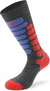 Lenz Skiing 2.0 - Calcetines infantiles (tallas 35-38), color rosa y blanco