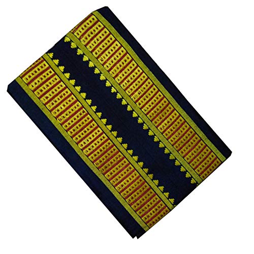 Cotton Angavastram (Towel) 1.8 Meters Length With Resham Designer Border Stoles